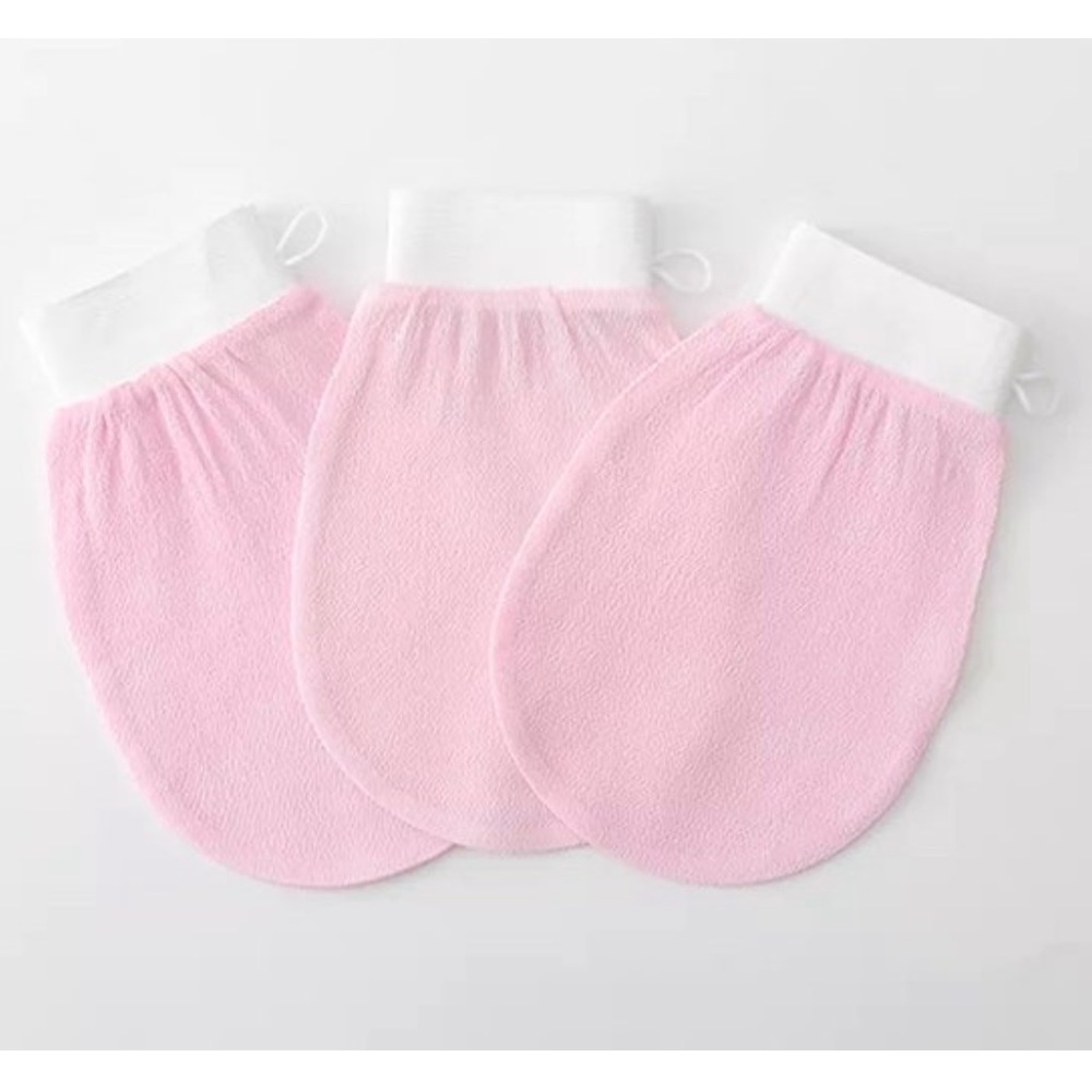 2 Deep Exfoliating Glove Body Scrub in Pink